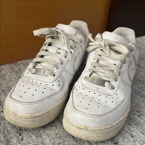 Nike Classic White Lace-Up Sneakers